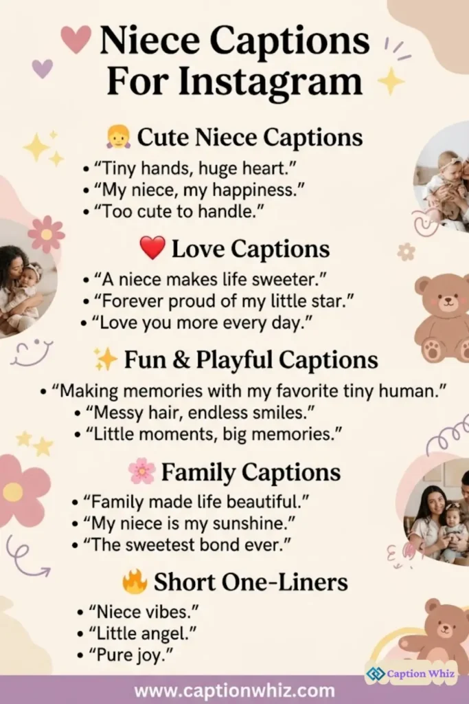 123+ Must-Have Niece Captions For Instagram and Quotes to Brighten Your Feed