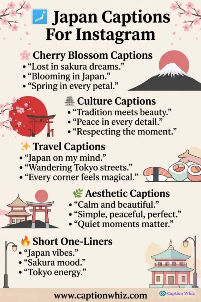 137+ Essential Japan Captions For Instagram and Quotes to Ignite Your Creativity