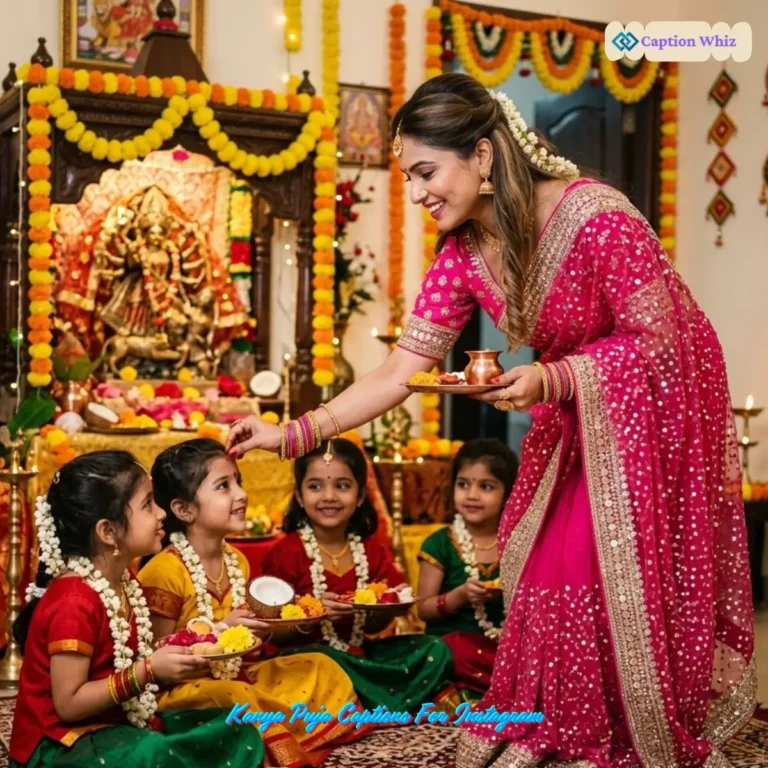 Kanya Puja Captions For Instagram