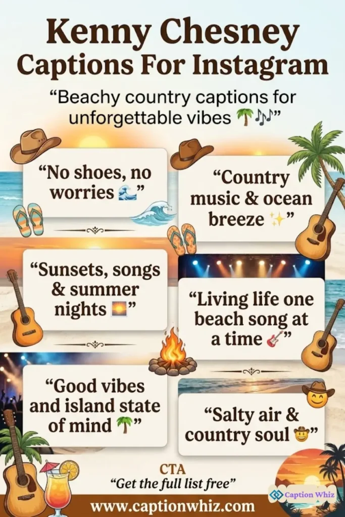 129+ Unforgettable Kenny Chesney Captions For Instagram and Quotes to Shine Bright