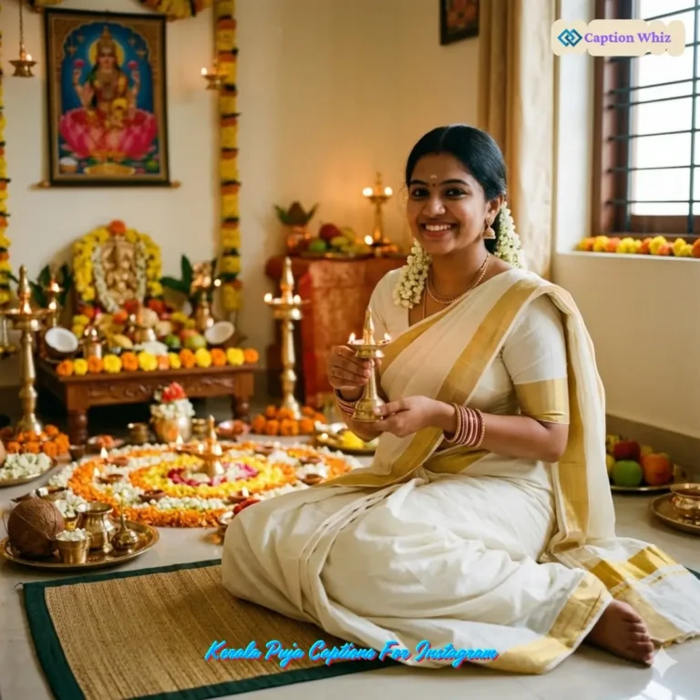 Kerala Puja Captions For Instagram