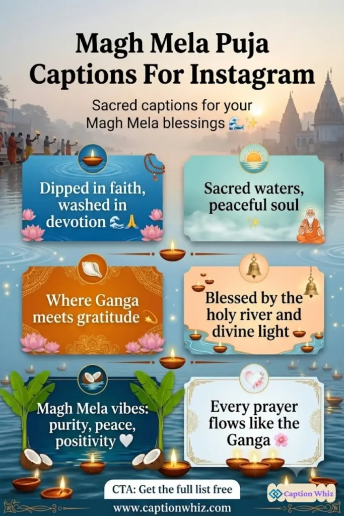 125+ Inspiring Magh Mela Puja Captions For Instagram and Memorable Quotes
