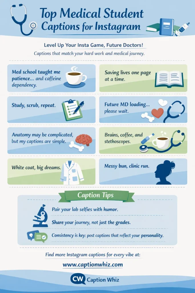 137+ Essential Medical Student Captions For Instagram and Quotes to Inspire You