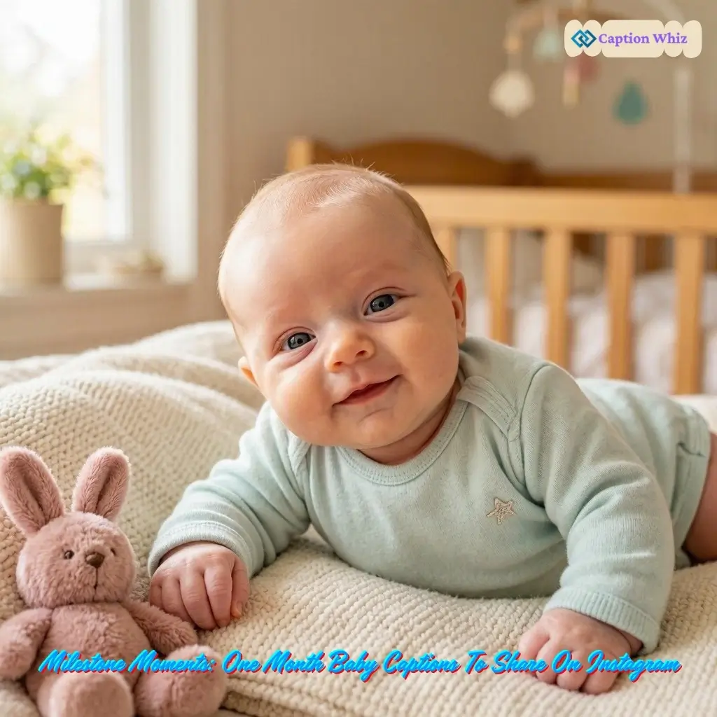 127+ Irresistible One Month Baby Captions For Instagram and Quotes You Need Now