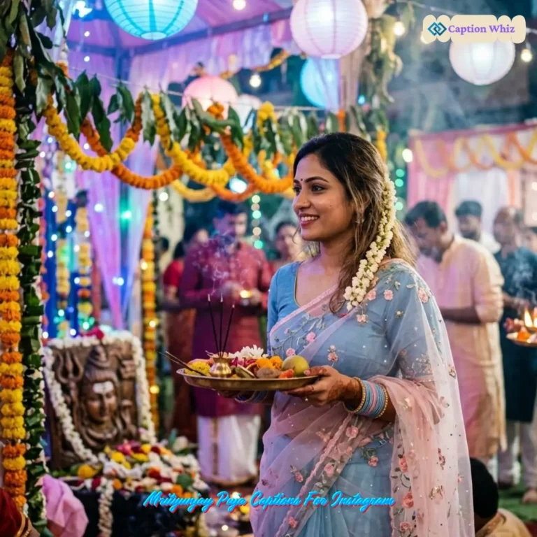 Mrityunjay Puja Captions For Instagram