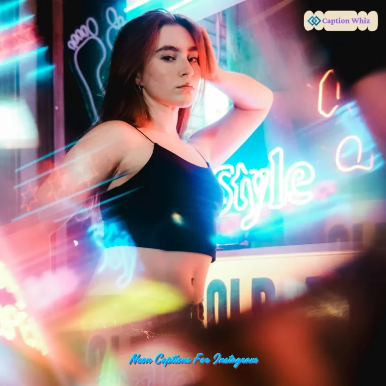 Neon Captions For Instagram