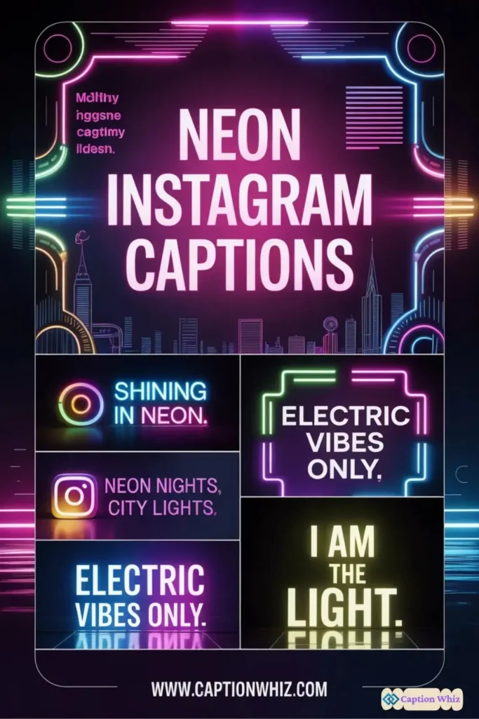 127+ Irresistible Neon Captions For Instagram and Quotes That Spark Creativity