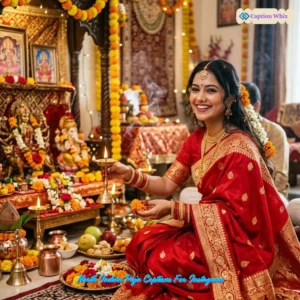 125+ Essential North Indian Puja Captions For Instagram and Quotes to Shine Bright