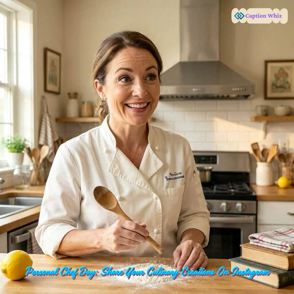 153+ Irresistible Personal Chef Day Captions For Instagram and Quotes to Savor