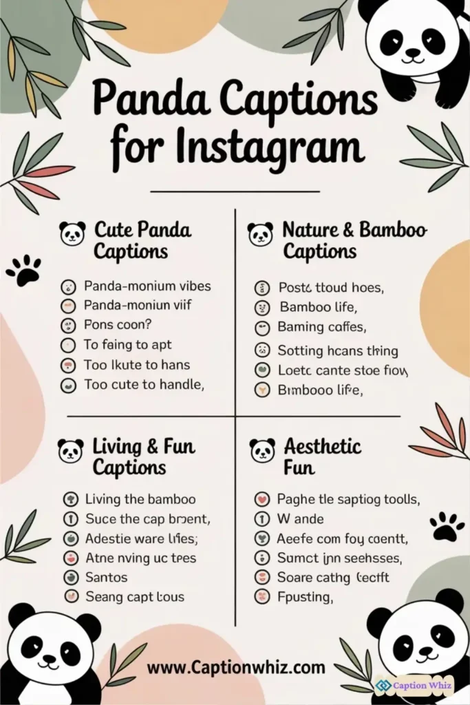 153+ Unforgettable Panda Captions For Instagram and Quotes That Will Inspire You