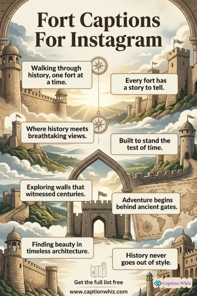 123+ Must-Have Fort Captions For Instagram That Spark Curiosity and Engagement Quotes in 2026