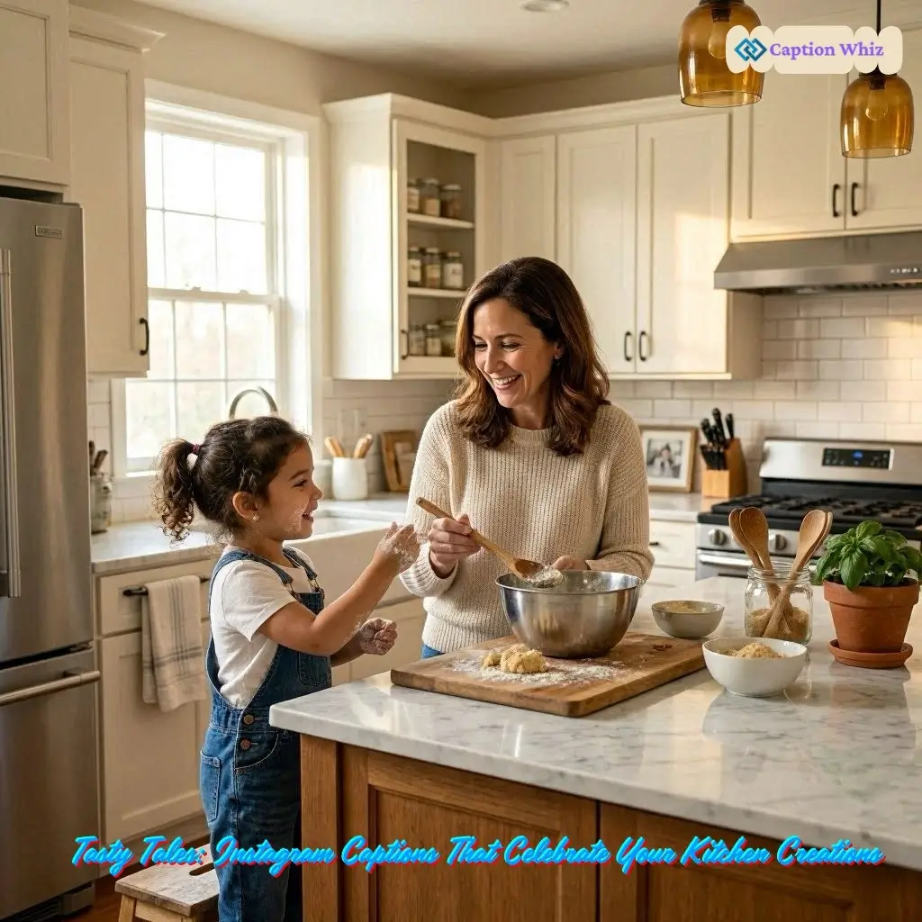 143+ Irresistible Kitchen Captions For Instagram That Spark Joy and Creativity Quotes