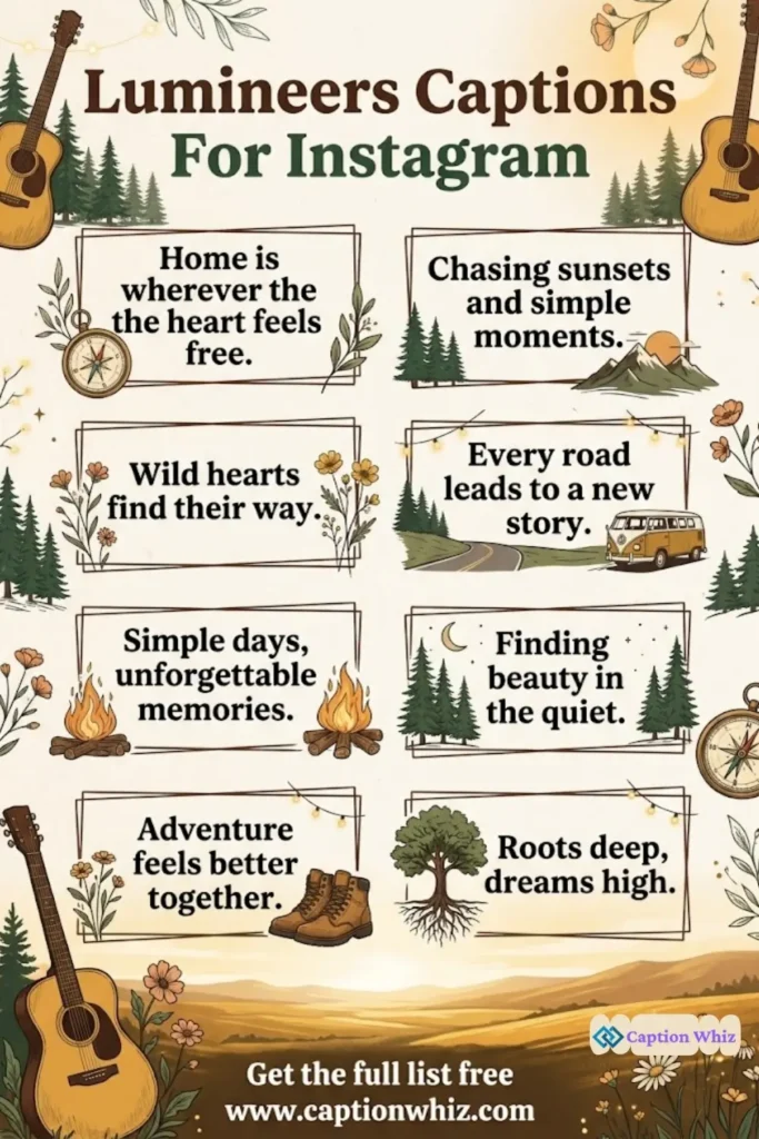125+ Must-Have Lumineers Captions For Instagram That Spark Inspiration and Joy Quotes