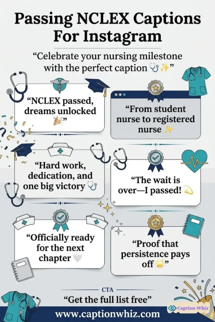 153+ Powerful Passing NCLEX Captions For Instagram and Inspiring Quotes