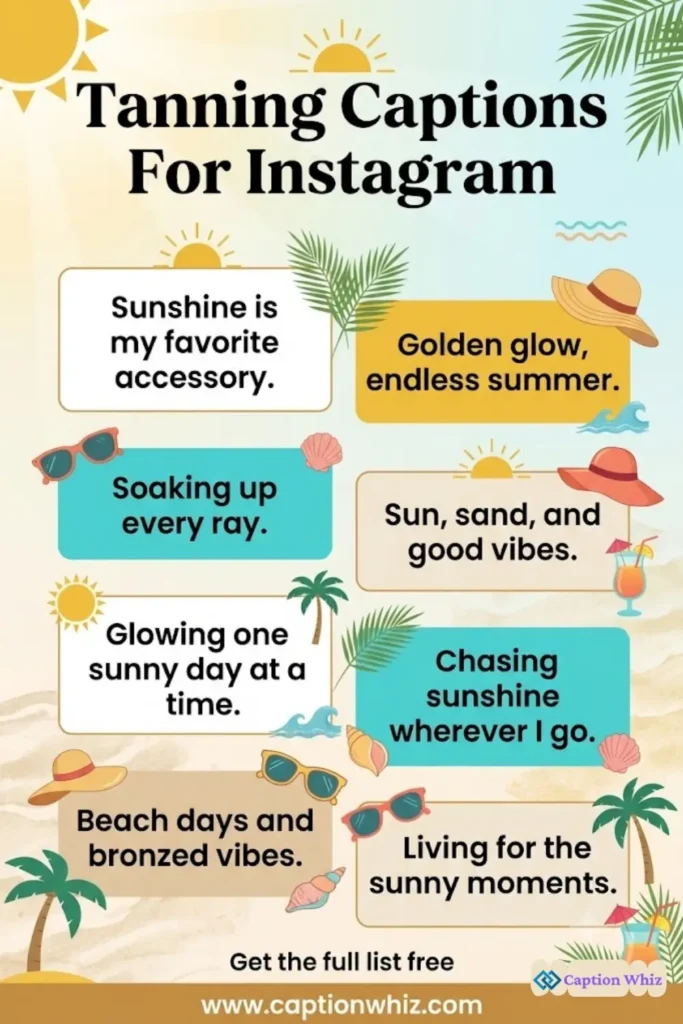 137+ Irresistible Tanning Captions For Instagram That Shine Bright Like Quotes in 2026