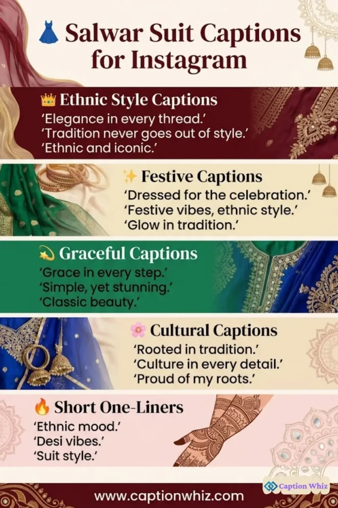123+ Unforgettable Salwar Suit Captions For Instagram That Inspire and Shine Quotes