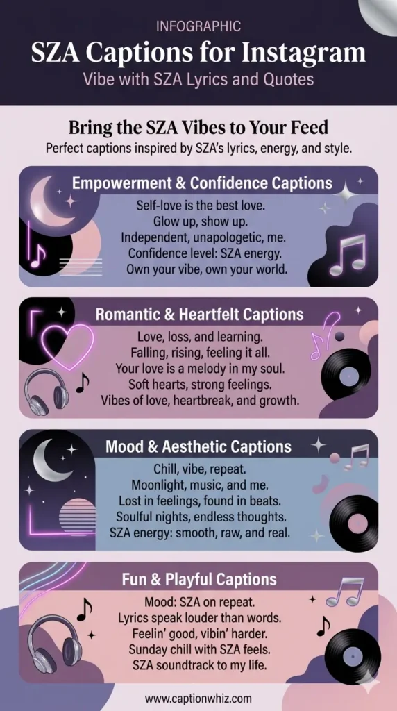 143+ Irresistible SZA Captions For Instagram and Quotes to Boost Your Vibe