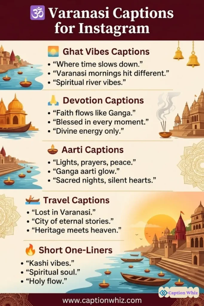 137+ Essential Varanasi Captions For Instagram and Quotes That Ignite Inspiration