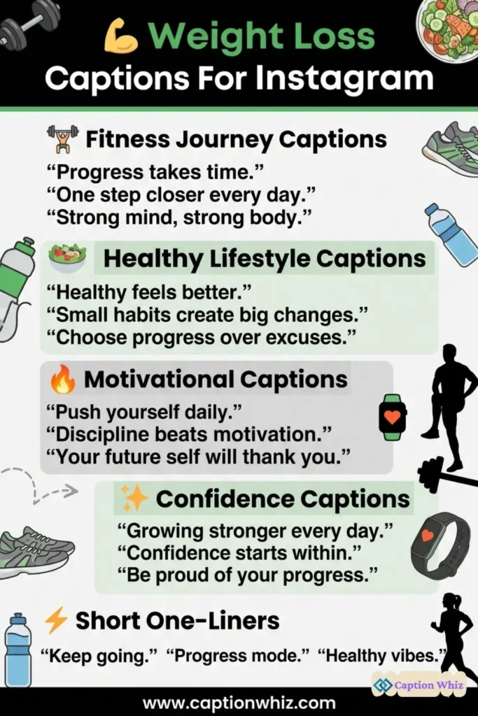 147+ Essential Weight Loss Captions For Instagram That Inspire and Motivate Quotes