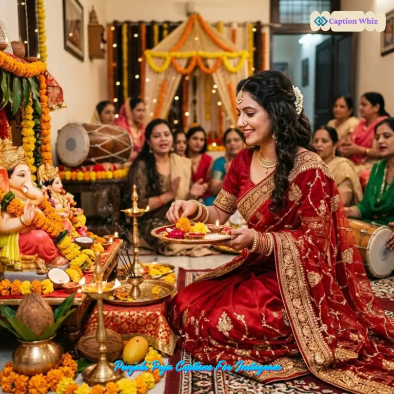 Punjabi Puja Captions For Instagram