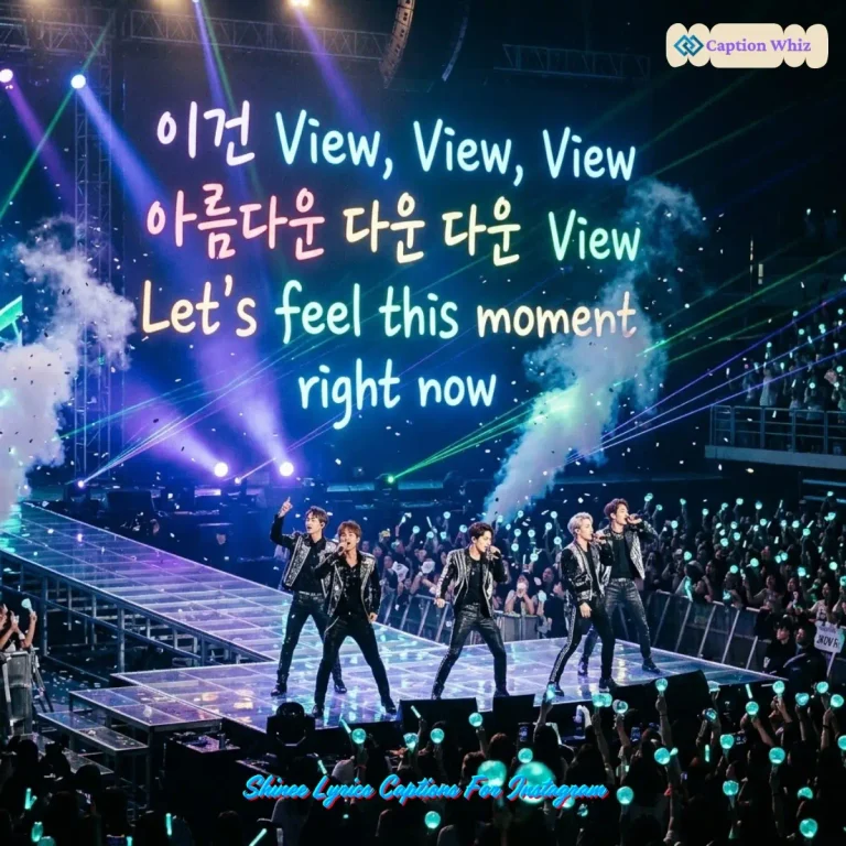 Shinee Lyrics Captions For Instagram