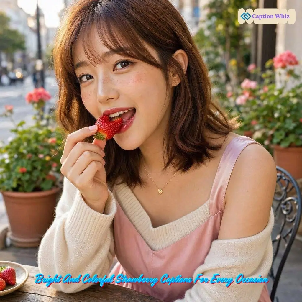 137+ Irresistible Strawberry Captions For Instagram and Quotes You Can't Miss