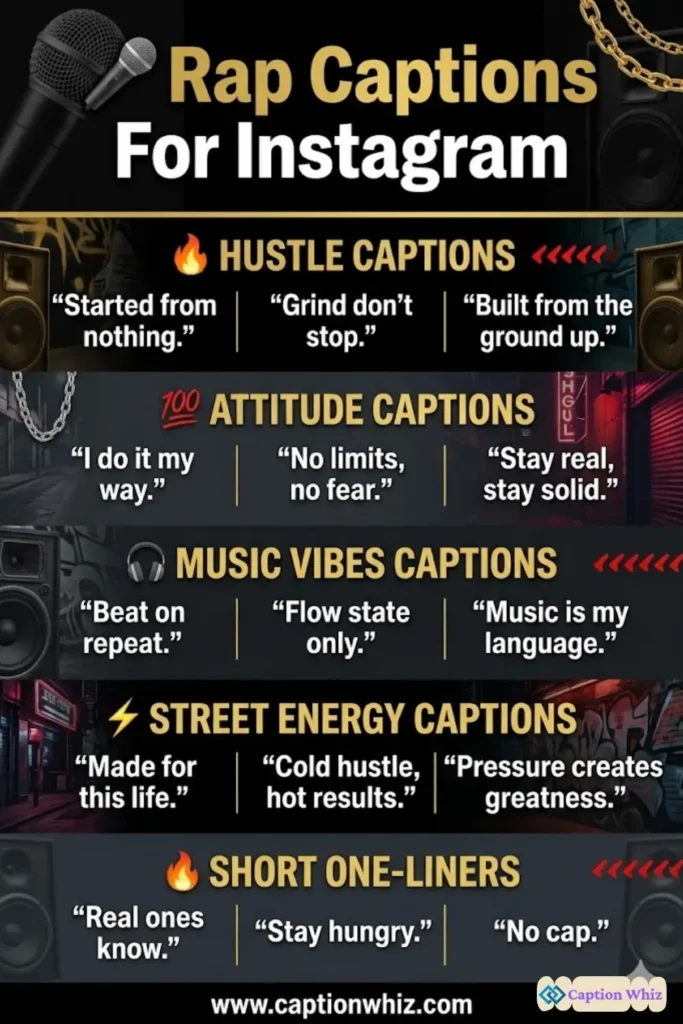 149+ Must-Have Rap Captions For Instagram That Will Amp Up Your Game and Vibe Quotes