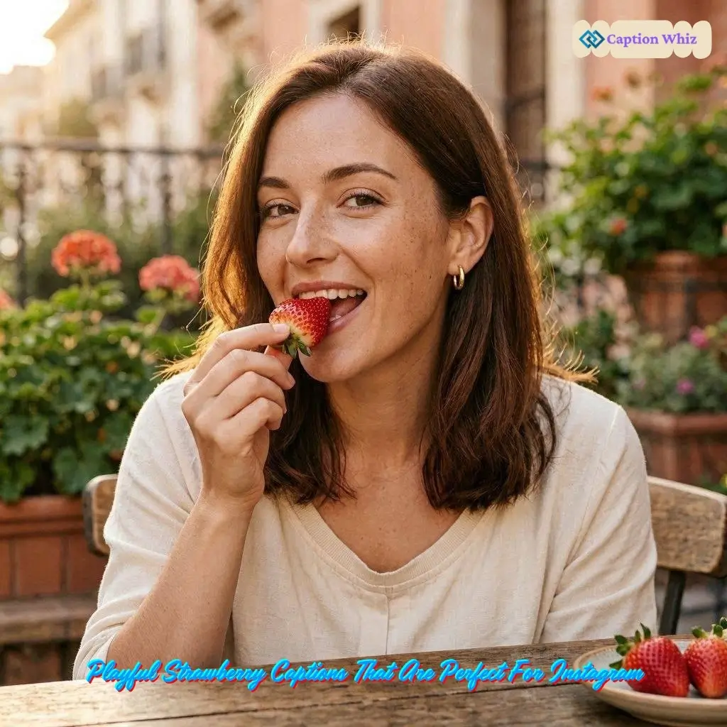 137+ Irresistible Strawberry Captions For Instagram and Quotes You Can't Miss