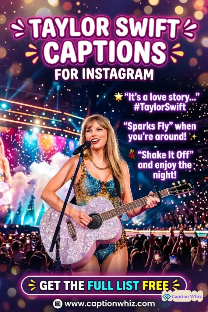127+ Irresistible Taylor Swift Captions For Instagram and Quotes That Spark Joy